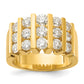 14k Yellow Gold 2 Ct. Lab Grown Diamond VS/SI Band Ring