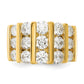 14k Yellow Gold 3 Ct. Lab Grown Diamond VS/SI Band Ring