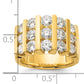 14k Yellow Gold 3 Ct. Lab Grown Diamond VS/SI Band Ring