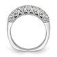 14k White Gold 1 5/8 Ct. Lab Grown Diamond VS/SI+ G+ Complete Double Row Fashion Band