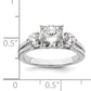 14K White Gold Lab Grown Diamond VS/SI FGH Engagement Ring