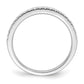 14k White Gold 1/4 Ct. Lab Grown Diamond VS/SI+ G+ Wedding Band Ring