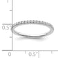 14k White Gold 1/4 Ct. Lab Grown Diamond VS/SI+ G+ Wedding Band Ring