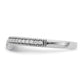 14K White Gold Lab Grown Diamond VS/SI+ G+ Wedding Band Ring