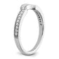 14K White Gold Lab Grown Diamond VS/SI+ G+ Wedding Band Ring