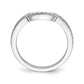 14K White Gold Lab Grown Diamond VS/SI+ G+ Wedding Band Ring