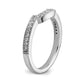 14K White Gold Lab Grown Diamond VS/SI+ G+ Wedding Band Ring