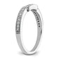 14K White Gold Lab Grown Diamond VS/SI+ G+ Wedding Band Ring