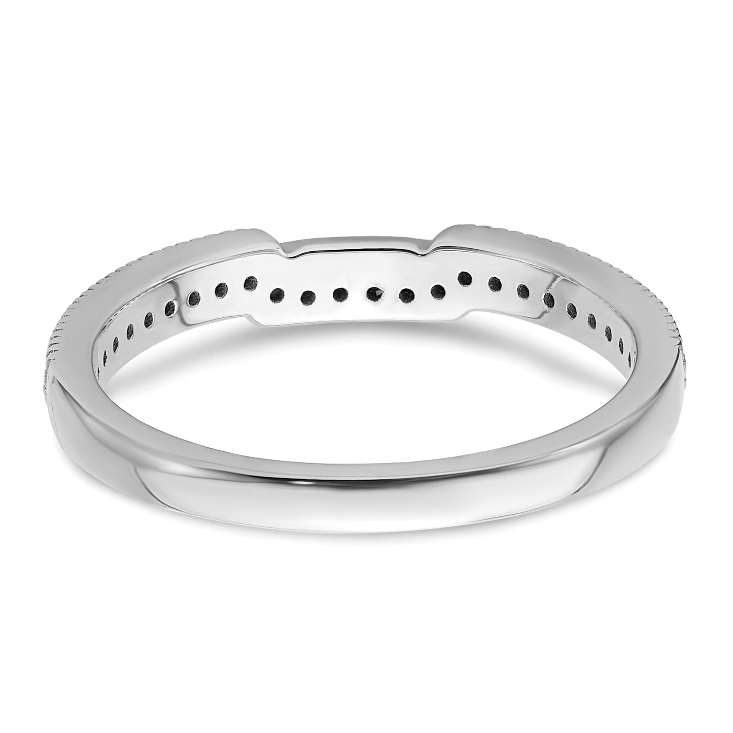 14K White Gold Lab Grown Diamond VS/SI+ G+ Wedding Band Ring