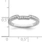 14K White Gold Lab Grown Diamond VS/SI+ G+ Wedding Band Ring