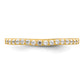 14k Yellow Gold Two Tone 1/5 Ct. Lab Grown Diamond VS/SI+ G+ Wedding Band Ring