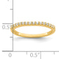 14k Yellow Gold Two Tone 1/5 Ct. Lab Grown Diamond VS/SI+ G+ Wedding Band Ring