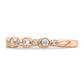 14K Rose Gold Lab Grown Diamond VS/SI+ G+ Band Ring