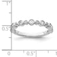 14K White Gold Lab Grown Diamond VS/SI+ G+ Band Ring