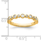 14k Yellow Gold Lab Grown Diamond VS/SI FGH Band Ring