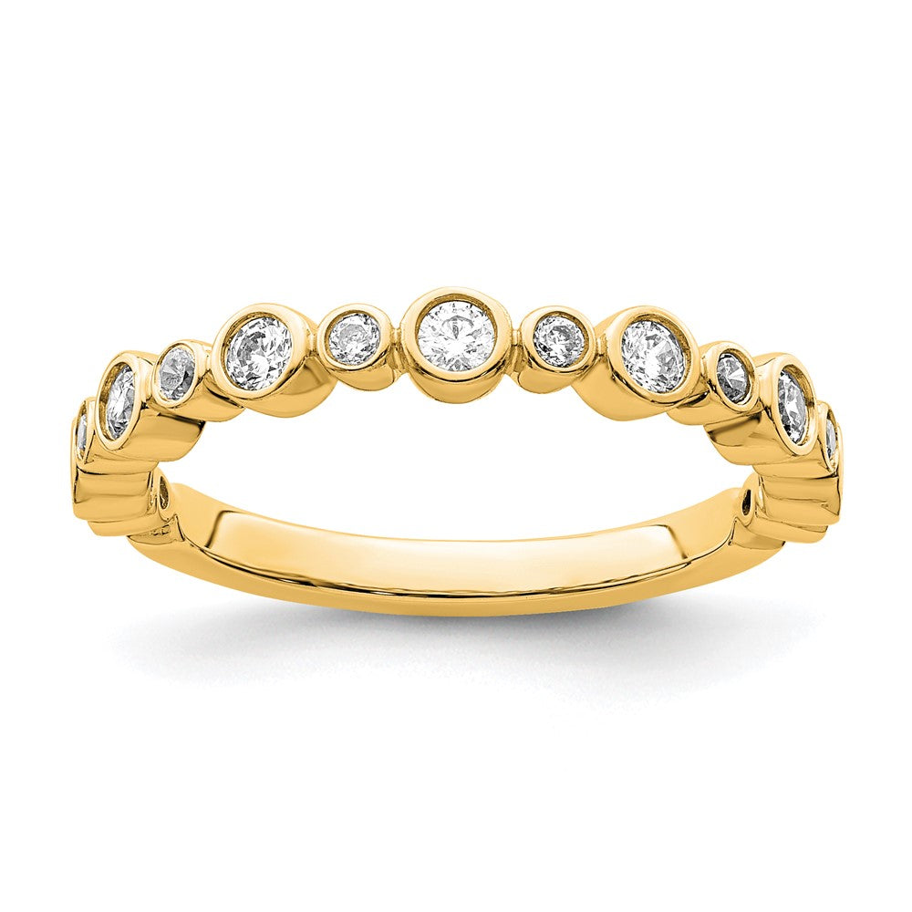 14k Yellow Gold Lab Grown Diamond VS/SI FGH Band