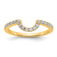 14k Yellow Gold Lab Grown Diamond VS/SI FGH Matching Wedding Band