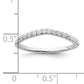 14k White Gold 1/2 Ct. Lab Grown Diamond VS/SI+ G+ Set of Two Wedding Band Rings