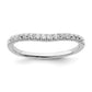 14k White Gold 1/2 Ct. Lab Grown Diamond VS/SI+ G+ Set of Two Wedding Band Rings