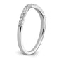 14k White Gold 1/2 Ct. Lab Grown Diamond VS/SI+ G+ Complete Set of Two Wedding Bands