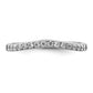 14K White Gold Lab Grown Diamond VS/SI+ G+ Set of 2 Wedding Band Rings