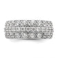 14K White Gold Lab Grown Diamond VS/SI+ G+ Band Ring