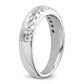 14K White Gold Lab Grown Diamond VS/SI+ G+ Band Ring