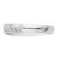 14k White Gold 3/8 Ct. Lab Grown Diamond VS/SI+ G+ Complete Band