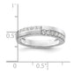 14k White Gold 3/8 Ct. Lab Grown Diamond VS/SI+ G+ Complete Band