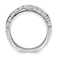 14k White Gold 1 Ct. Lab Grown Diamond VS/SI+ G+ Band Ring