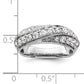 14k White Gold 1 Ct. Lab Grown Diamond VS/SI+ G+ Band Ring