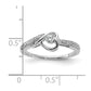 First Promise 14k White Gold 1/5 Ct. Lab Grown Diamond VS/SI+ G+ Complete Petite Engagement Ring