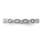 14k White Gold 1/6 Ct. Lab Grown Diamond VS/SI+ G+ Wedding Band Ring