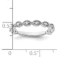 14k White Gold 1/6 Ct. Lab Grown Diamond VS/SI+ G+ Wedding Band Ring