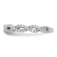 14k White Gold 3/8 Ct. Lab Grown Diamond VS/SI+ G+ Complete Wedding Band