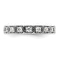 14k White Gold 1/2 Ct. Lab Grown Diamond VS/SI+ G+ Fashion Band Ring