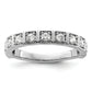 14k White Gold 1/2 Ct. Lab Grown Diamond VS/SI+ G+ Fashion Band Ring