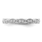 14k White Gold 1/4 Ct. Lab Grown Diamond VS/SI+ G+ Complete Fashion Band