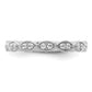 14k White Gold 1/4 Ct. Lab Grown Diamond VS/SI+ G+ Fashion Band Ring