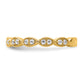 14k Yellow Gold 1/4 Ct. Lab Grown Diamond VS/SI+ G+ Fashion Band Ring