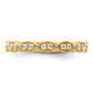 14k Yellow Gold 1/4 Ct. Lab Grown Diamond VS/SI+ G+ Fashion Band Ring