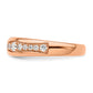 14k Rose Gold 3/8 Ct. Lab Grown Diamond VS/SI+ G+ Fashion Band Ring