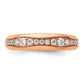 14k Rose Gold 3/8 Ct. Lab Grown Diamond VS/SI+ G+ Fashion Band Ring