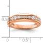 14k Rose Gold 3/8 Ct. Lab Grown Diamond VS/SI+ G+ Fashion Band Ring