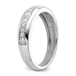 14k White Gold 3/8 Ct. Lab Grown Diamond VS/SI+ G+ Complete Fashion Band