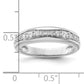 14k White Gold 3/8 Ct. Lab Grown Diamond VS/SI+ G+ Fashion Band Ring