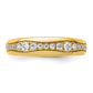 14k Yellow Gold 3/8 Ct. Lab Grown Diamond VS/SI+ G+ Complete Fashion Band