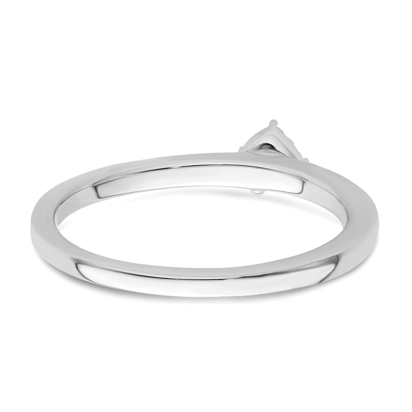 14K White Gold Lab Grown VS/SI+ G+ Diamond Two Promises Comp Promise/Band Ring Ring