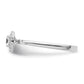 Two Promises 14k White Gold 3/8 Ct. Lab Grown Diamond VS/SI+ G+ Complete Petite Halo Engagement Ring