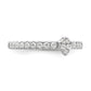 Two Promises 14k White Gold 1/4 Ct. Lab Grown Diamond VS/SI+ G+ Complete Promise Band